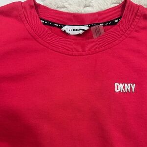 DKNY Bold Pink Crewneck